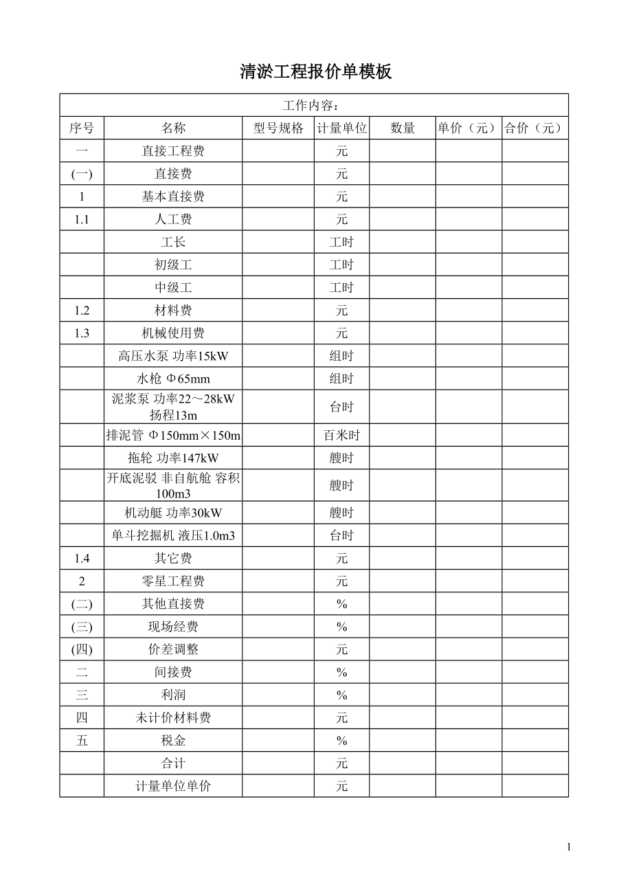 园艺工程报价模板(园艺植物引种计划书模板)